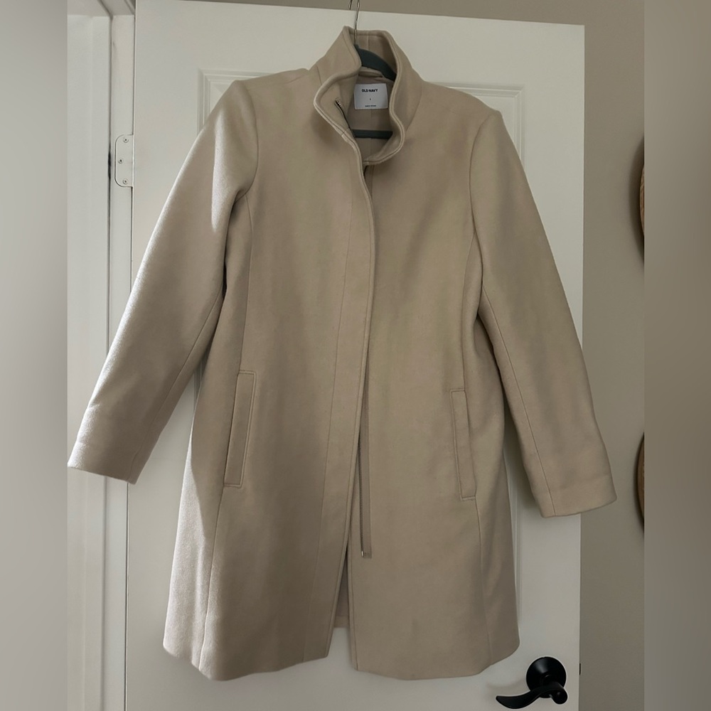 Old Navy ivory cream tan Coat